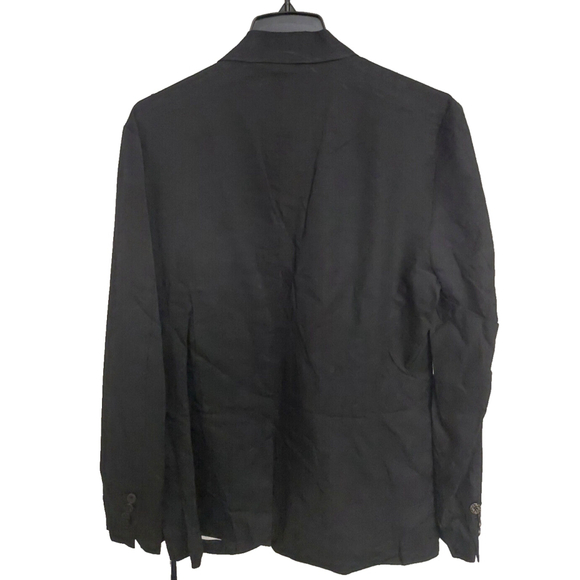 Marc by Marc Jacobs Mens Black Lined Cotton Blazer Suit Jacket Sz Small - Picture 8 of 16